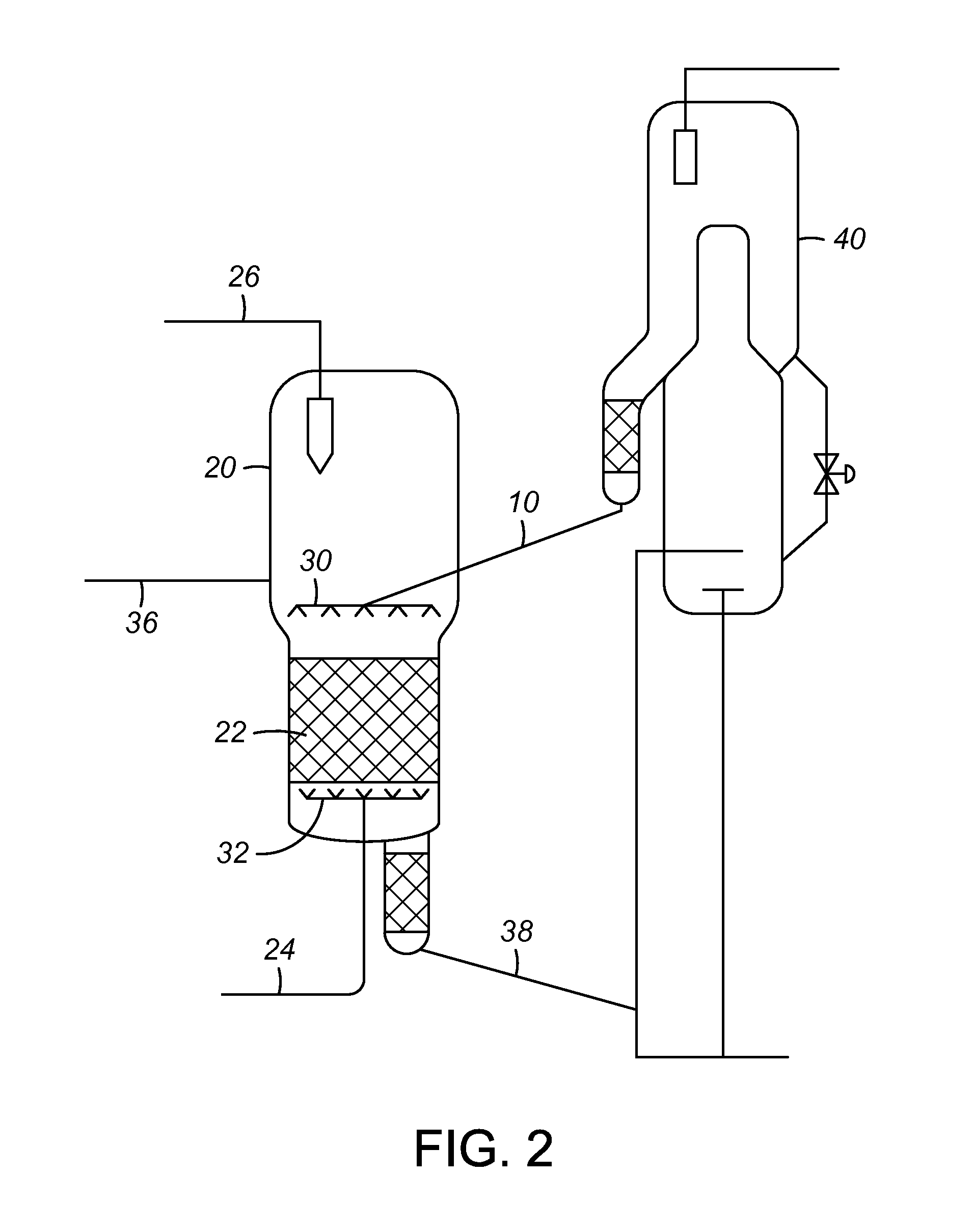 Counter-Current Fluidized Bed Reactor for the Dehydrogenation of Olefins