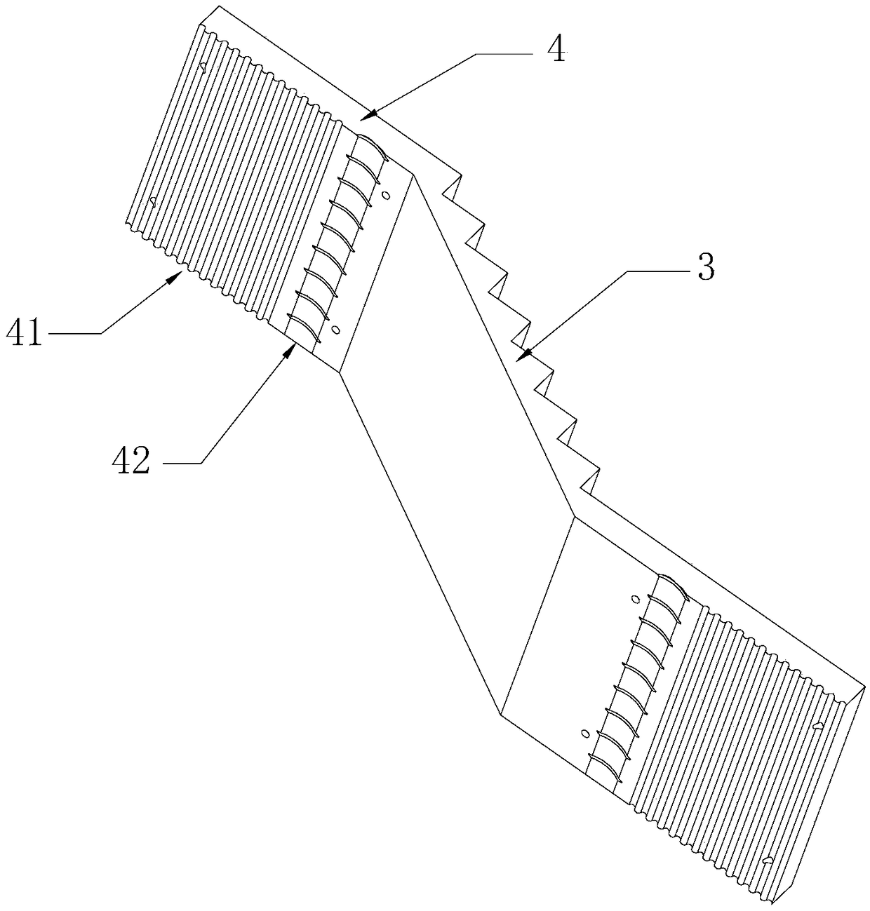 Prefabricated stair structure