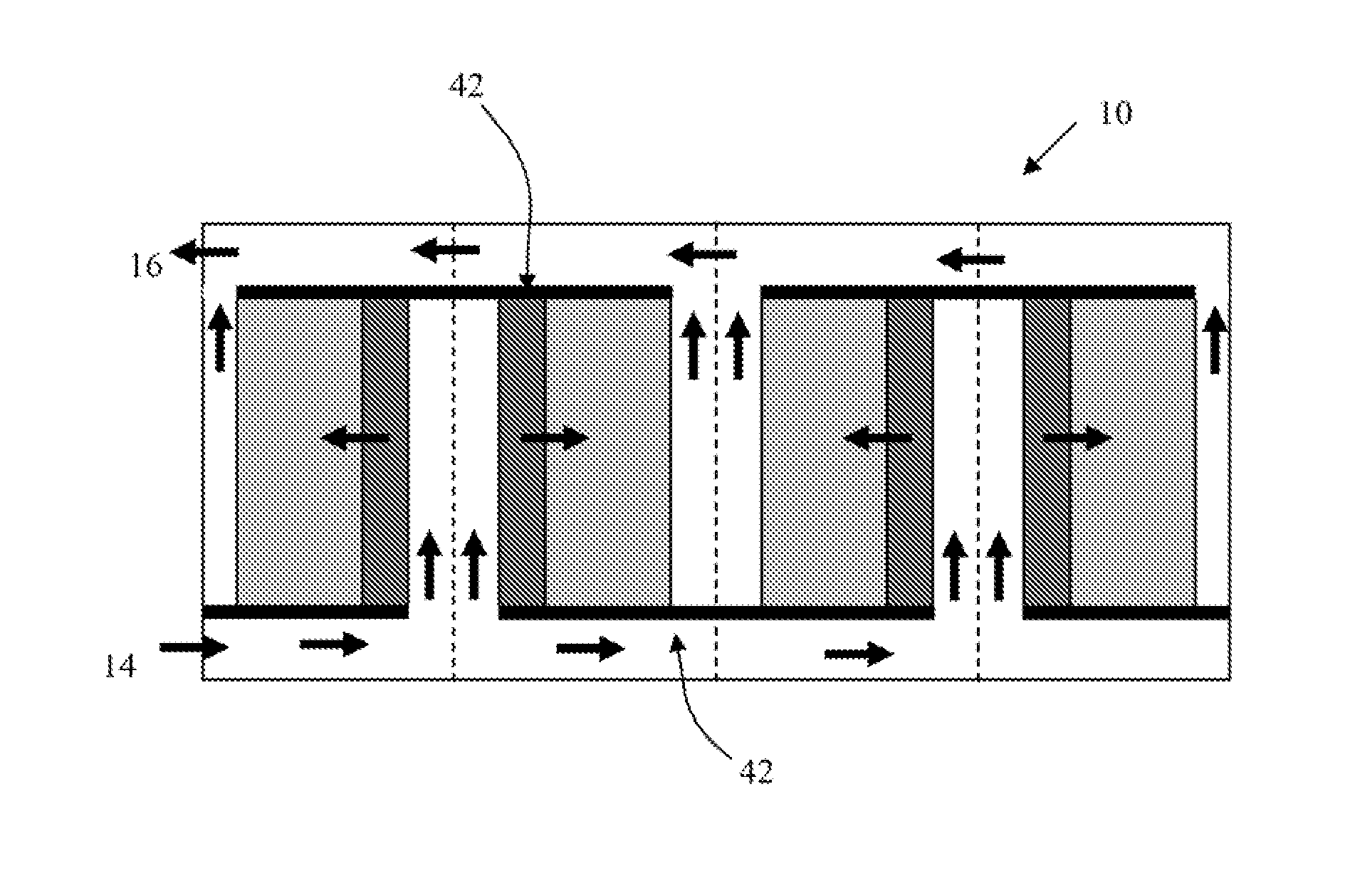 Modular compact adsorption bed