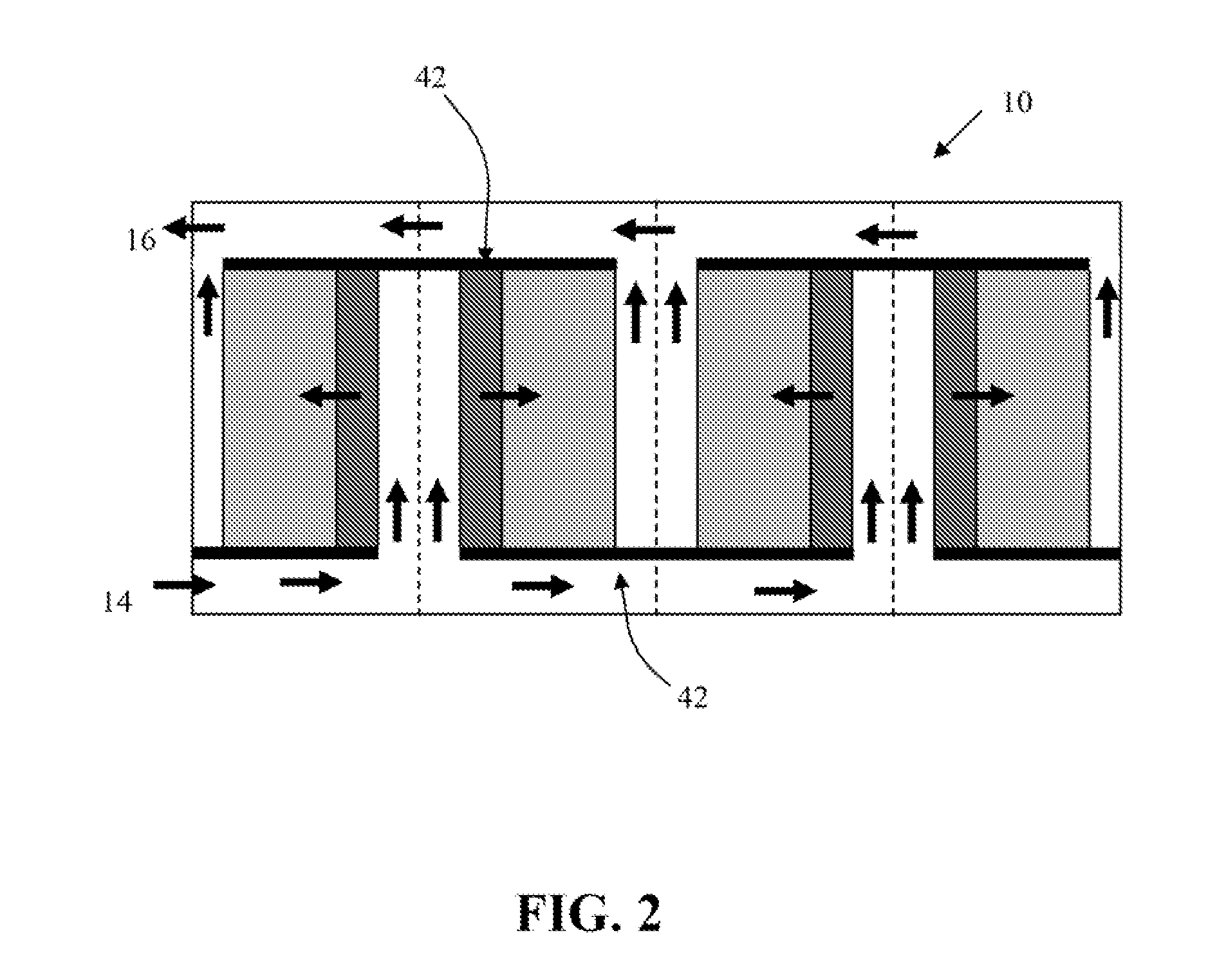 Modular compact adsorption bed