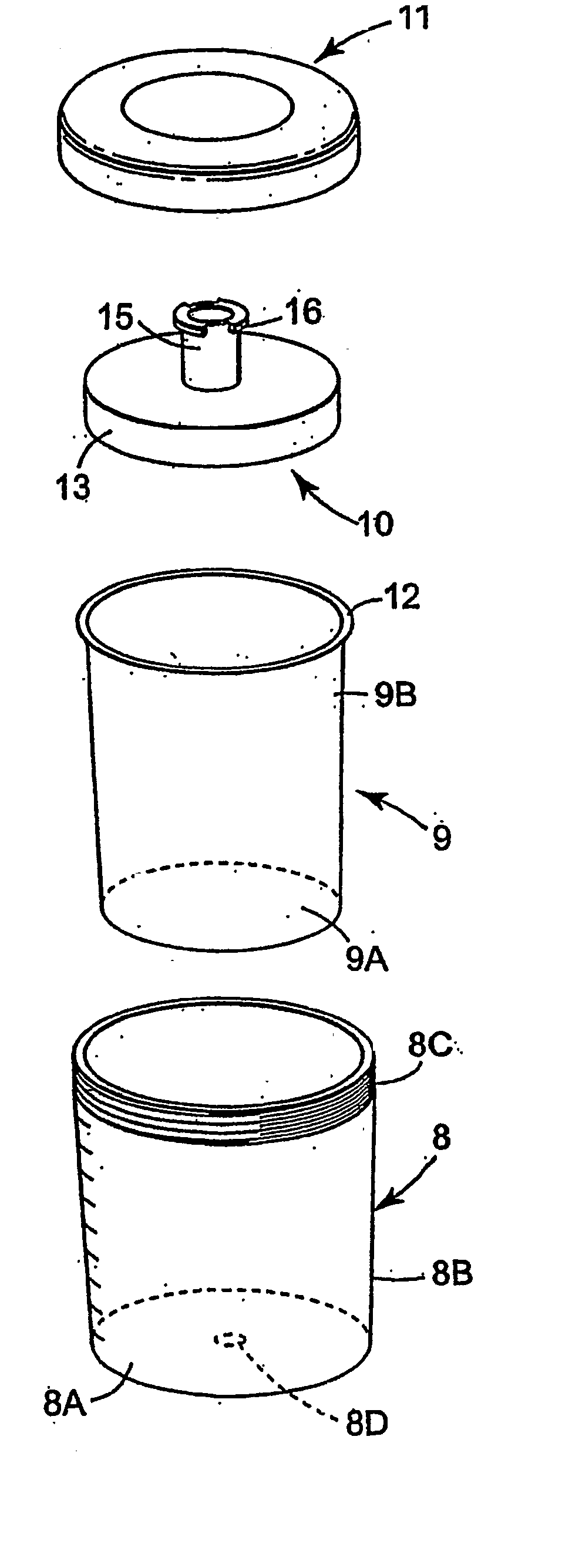 Spray gun reservoir with oversize, fast-fill opening