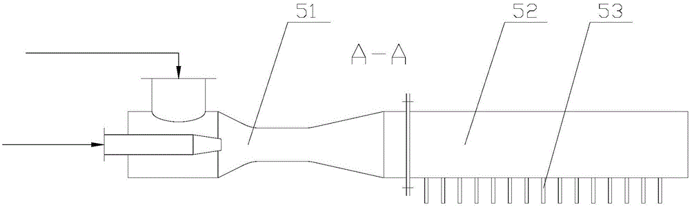 Gas-fired boiler for overheating foreign steam