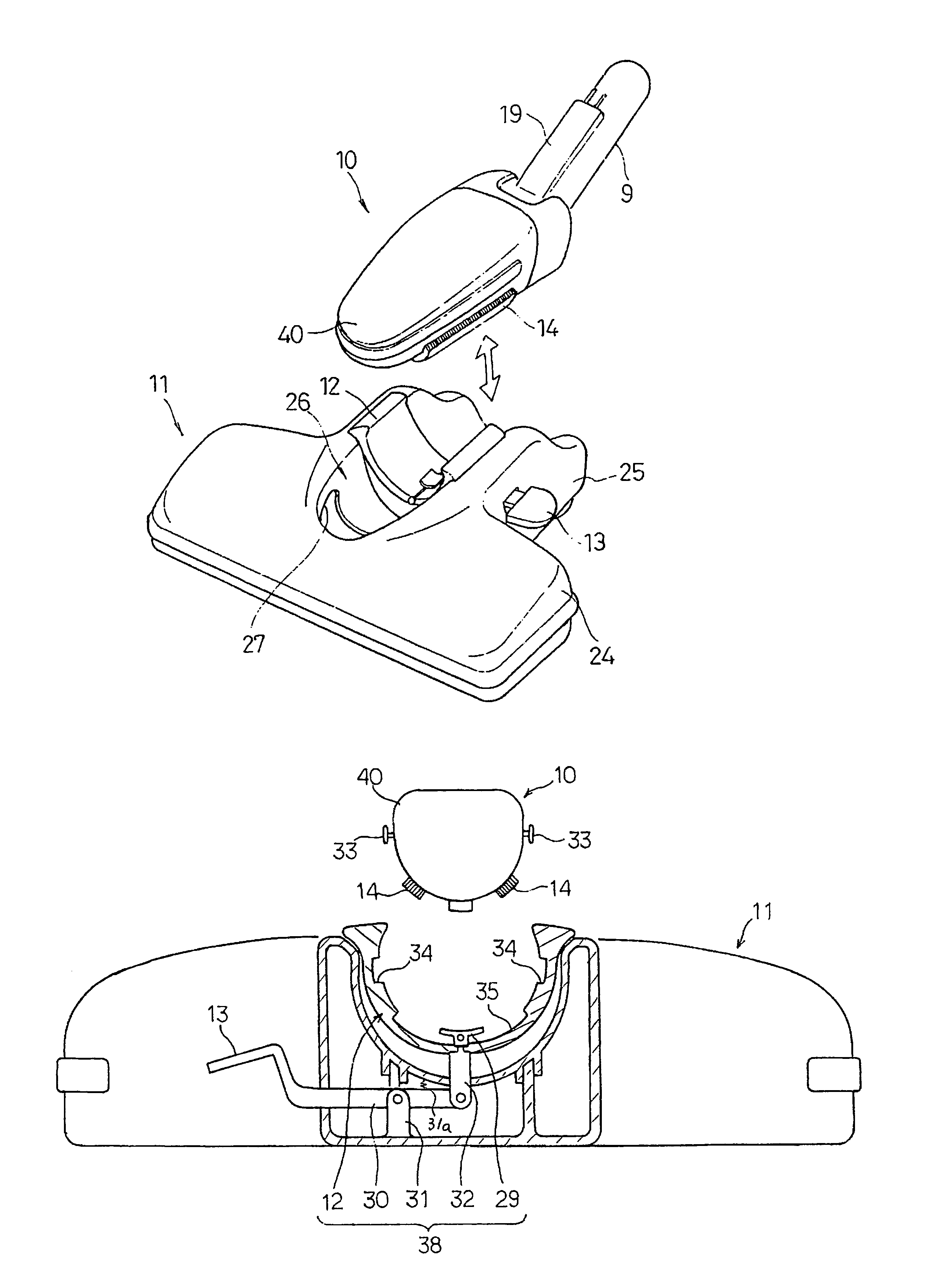 Vacuum cleaner and suction nozzle employed therein