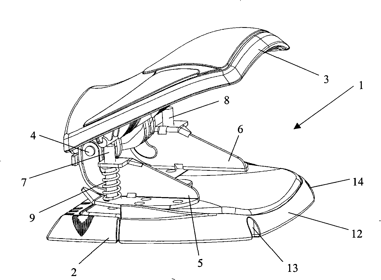 Paper punch with centering device