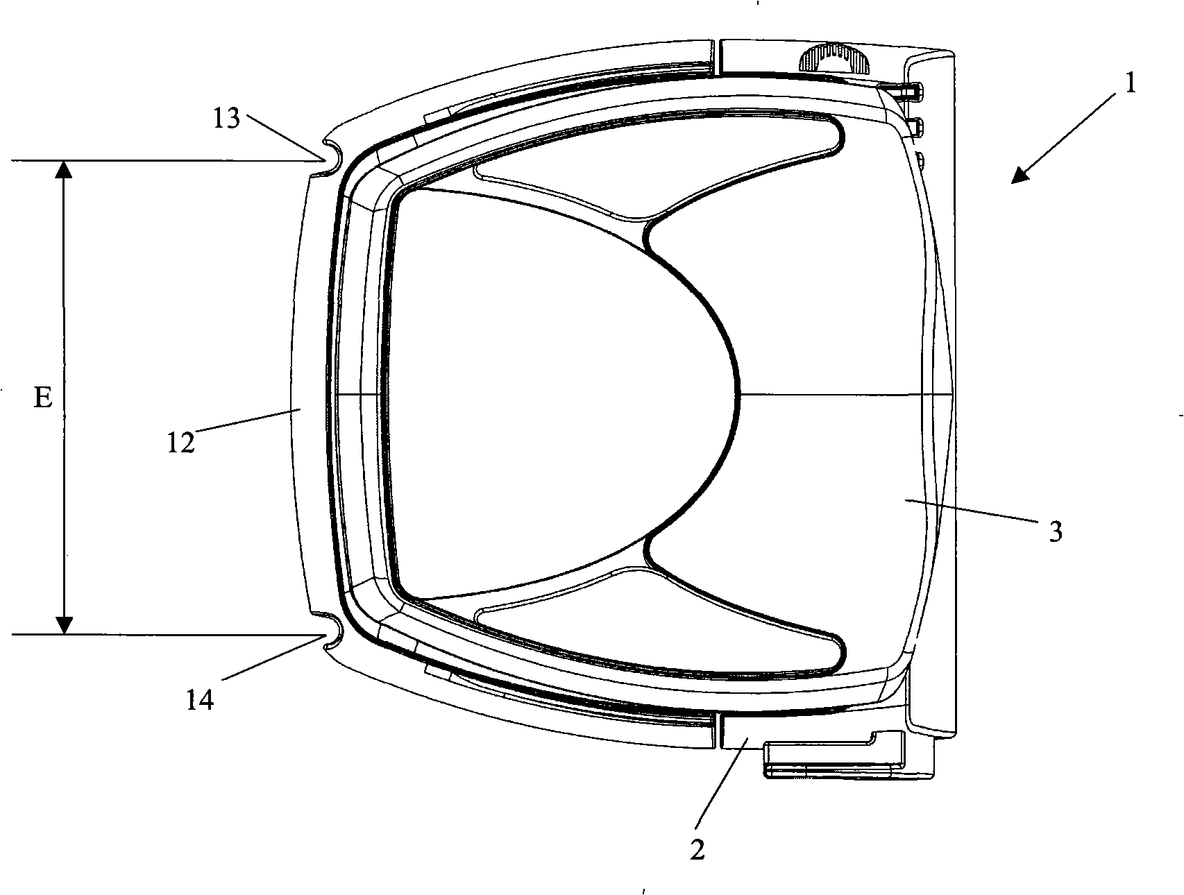 Paper punch with centering device