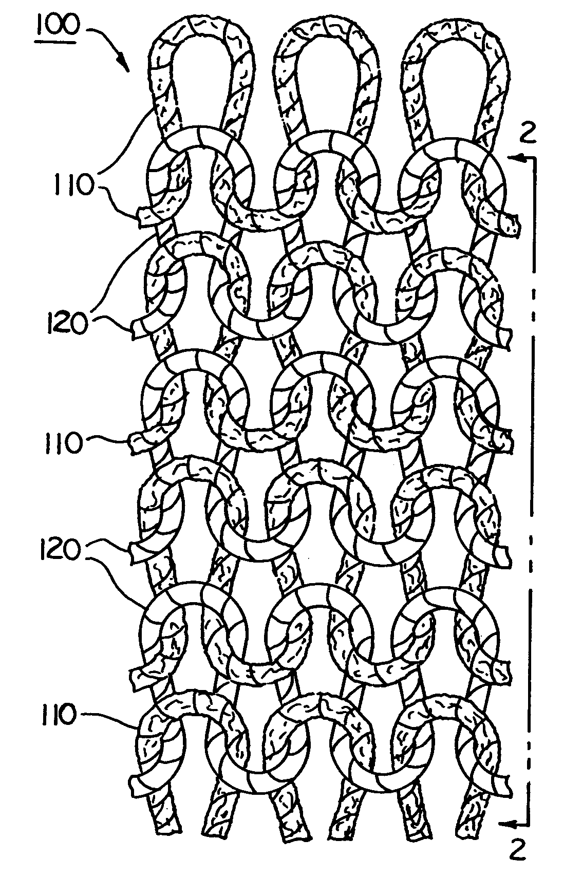 Knitted fabric construction with improved moisture management