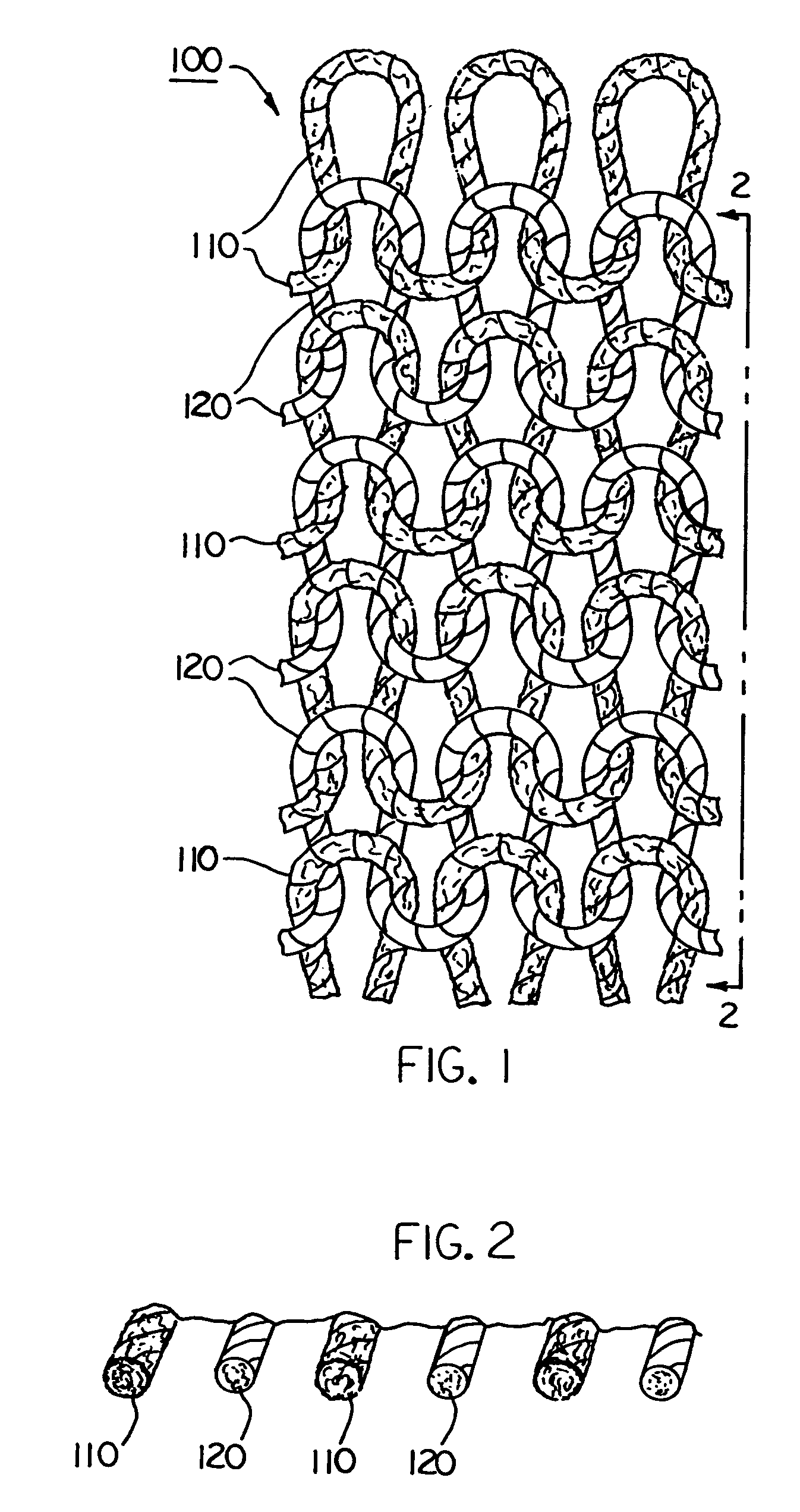 Knitted fabric construction with improved moisture management