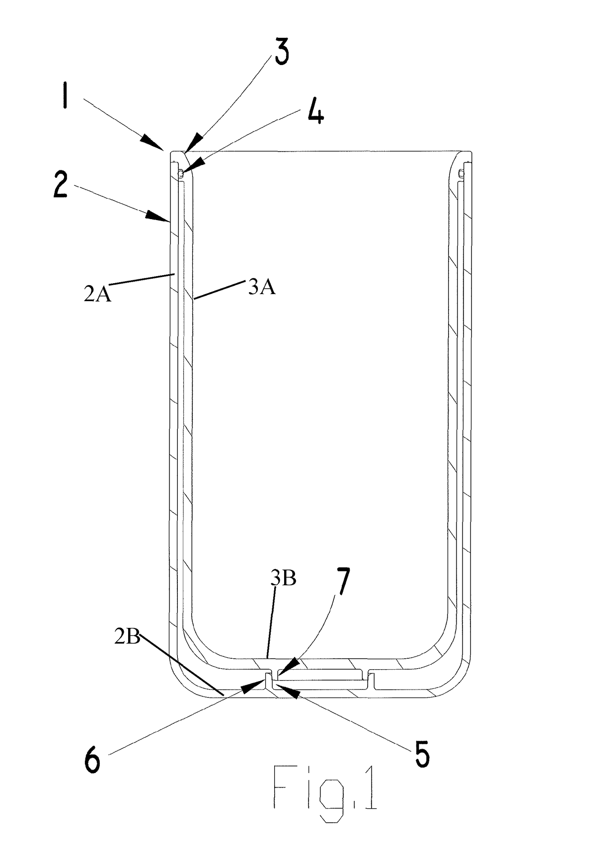 Double walled thermal container with ring seal