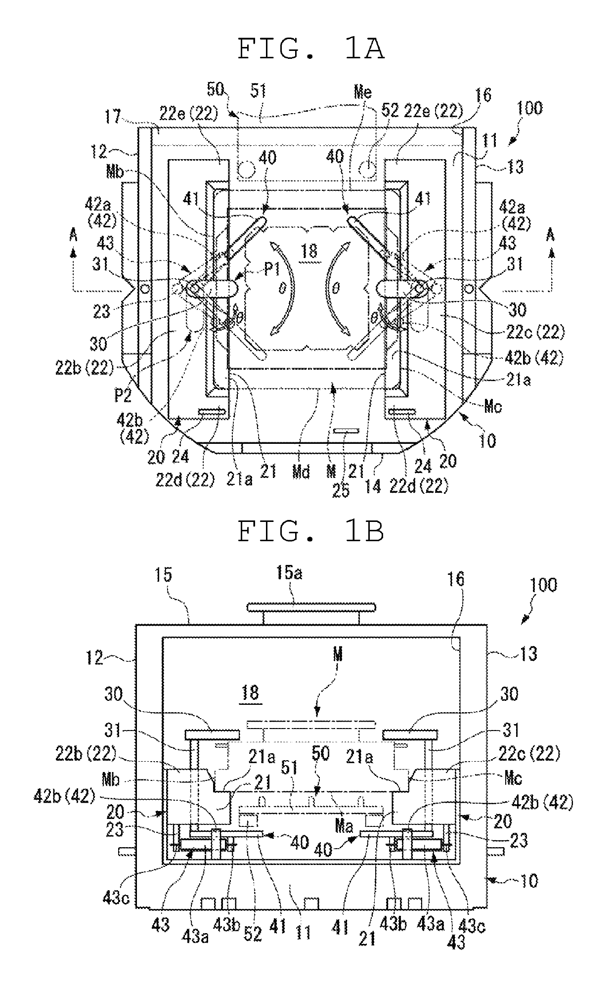 Transport container and transfer method for stored object