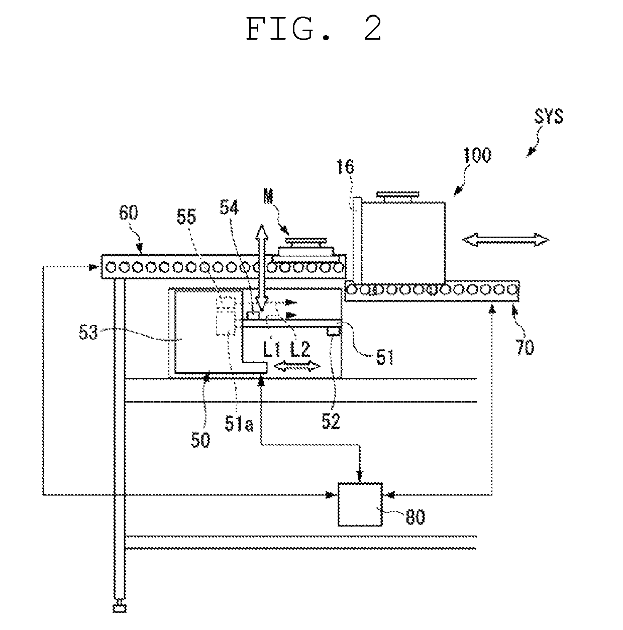 Transport container and transfer method for stored object