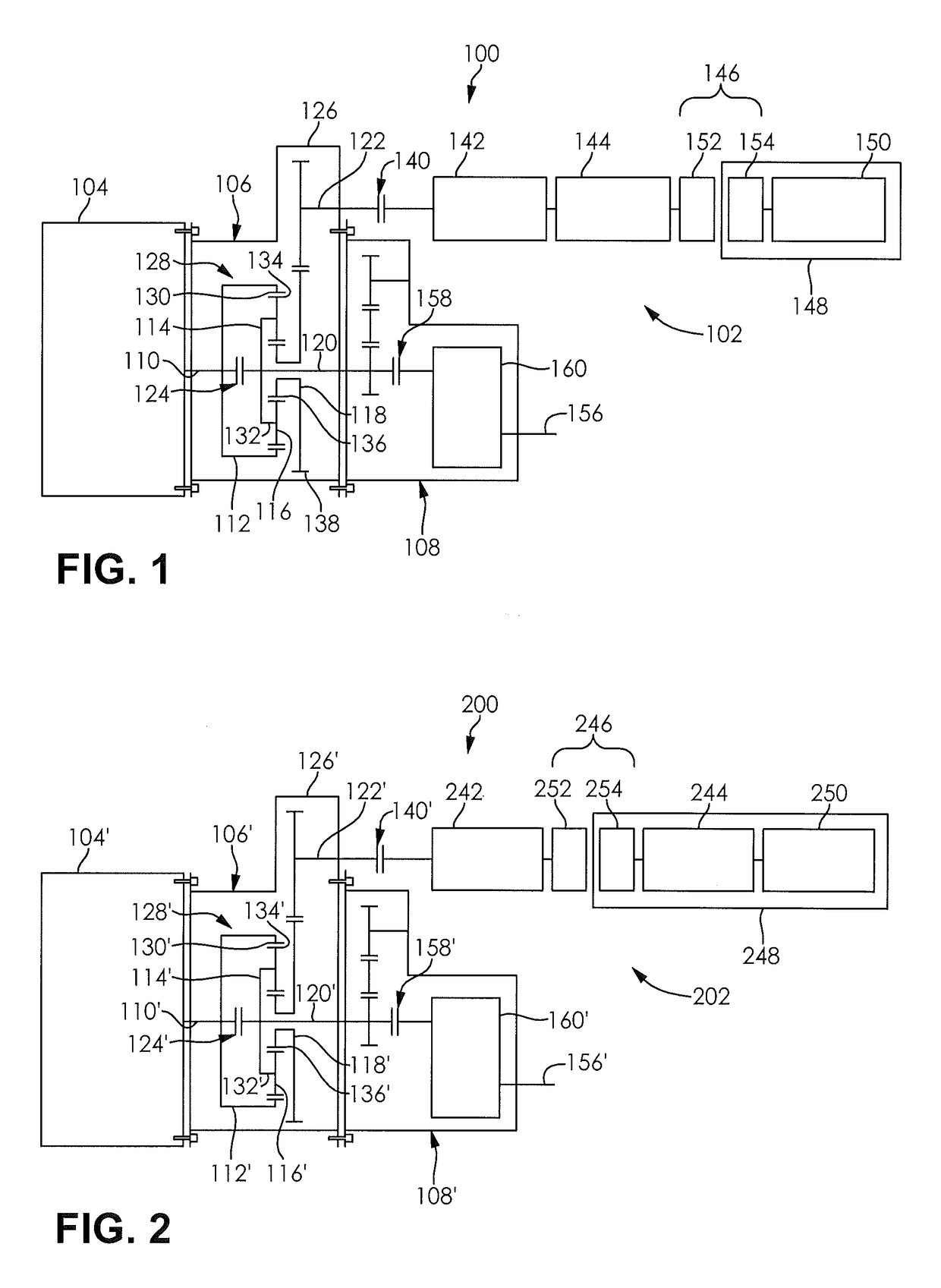 Hybrid drivetrain and method of operation thereof