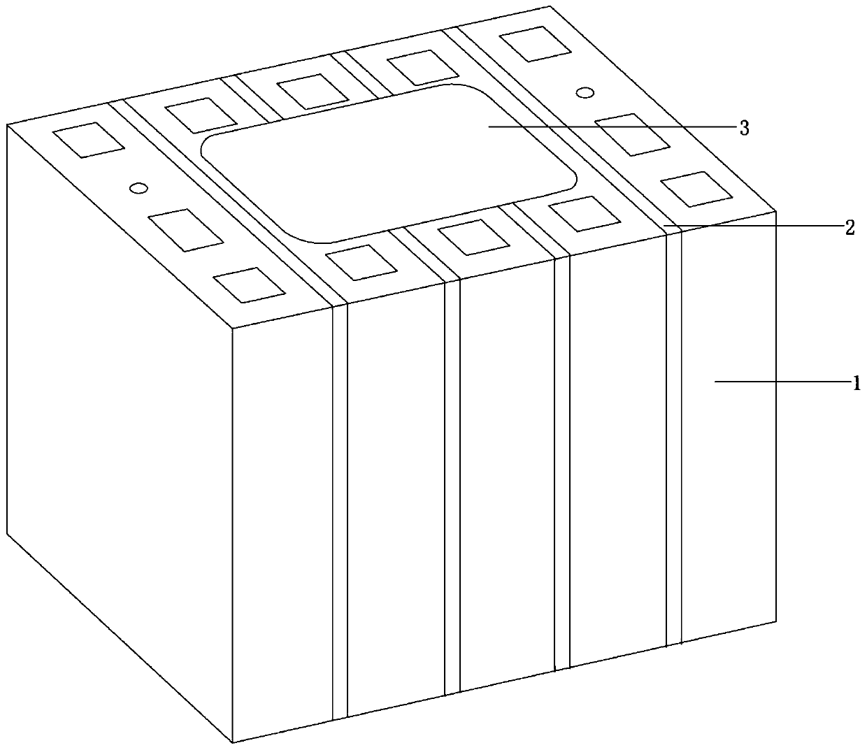 Flame retardant material of lithium battery module and preparation method of flame retardant material