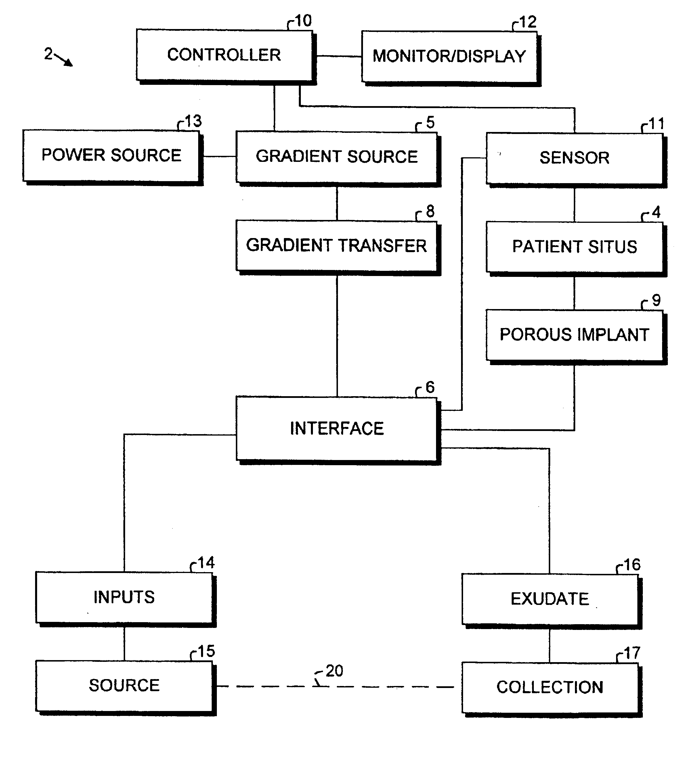 Porous implant system and treatment method