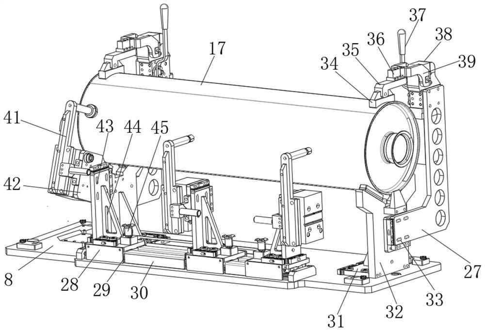 An integrated equipment for building axle tube processing