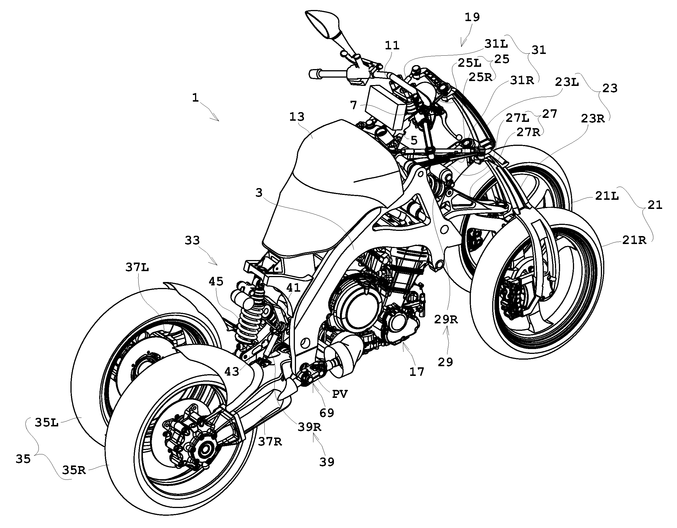 Saddle riding type vehicle