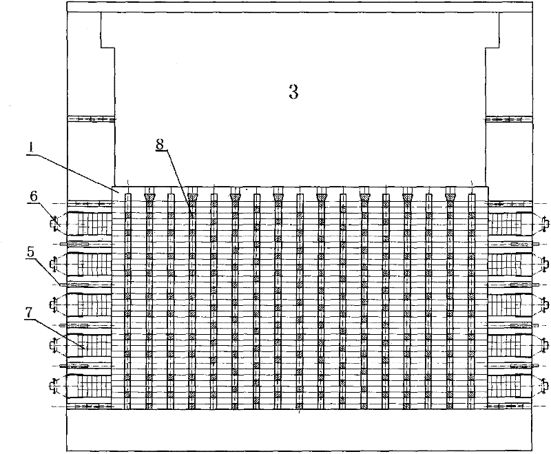 Heat accumulating type external hot coal middle-low temperature pyrolysis furnace