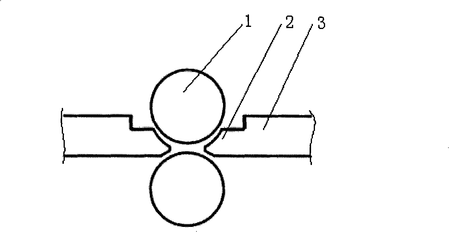 Rolling method of large size round steel