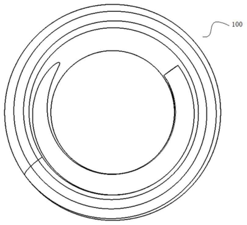 Vehicle spiral spring and vehicle with same