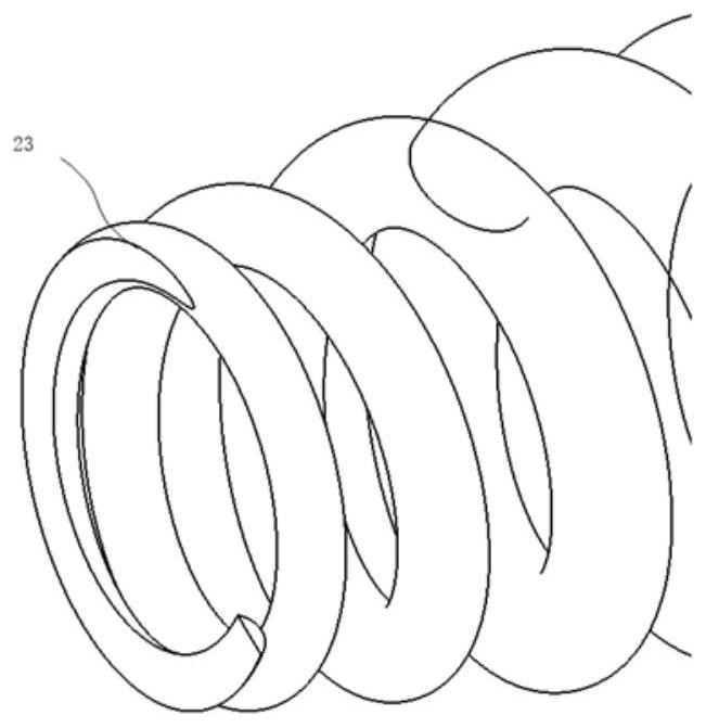 Vehicle spiral spring and vehicle with same