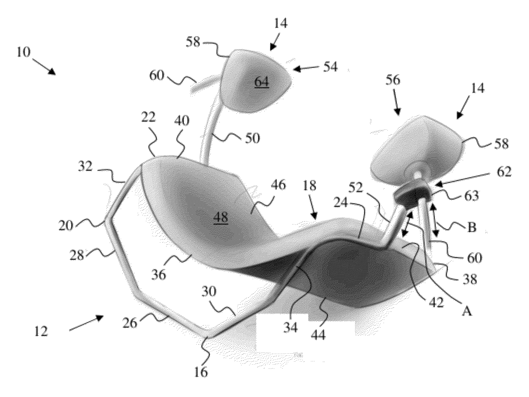 Jaw thrust device and method