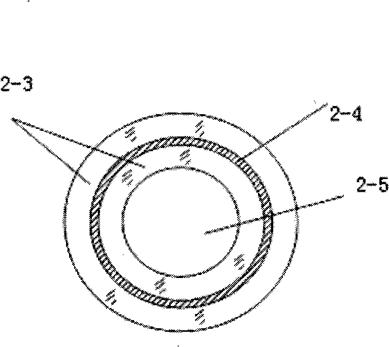 Capillary pipe optical fibre and standard optical fibre connecting method