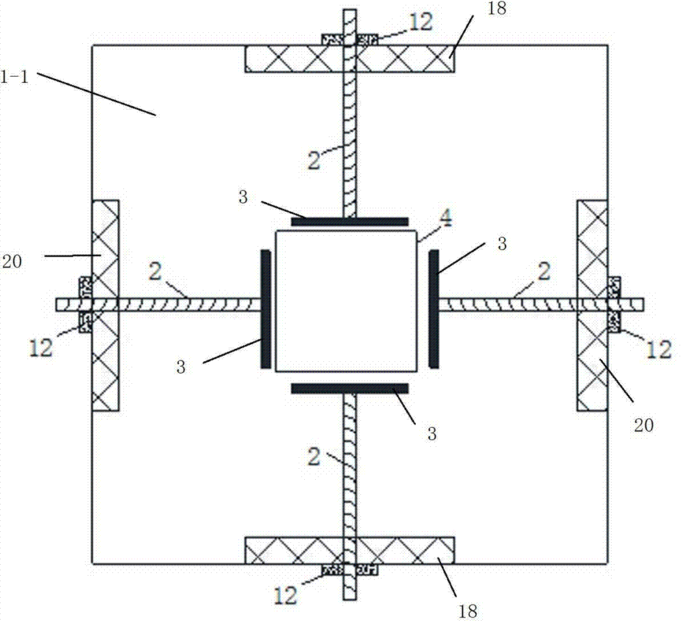 Rock mass structural surface shear test method and device