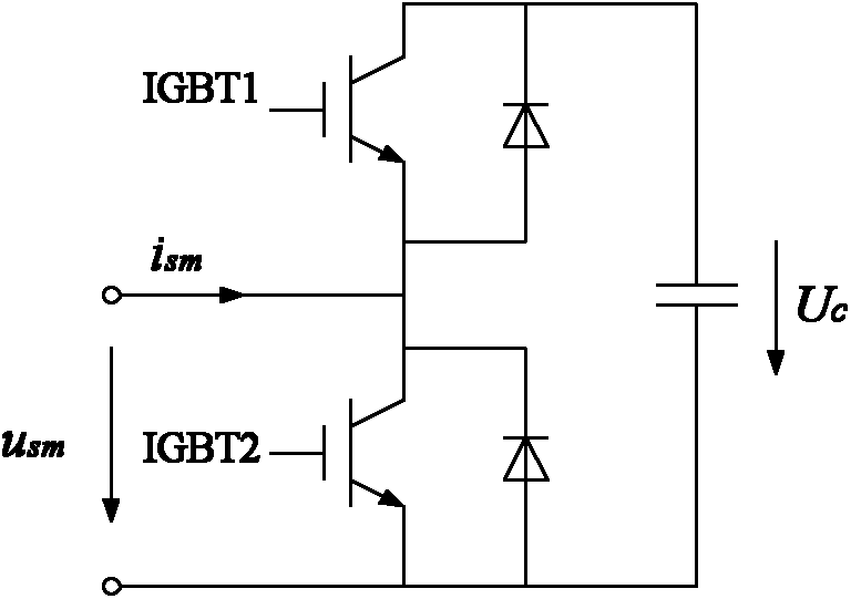 Valve current control method based on modular multi-level converter