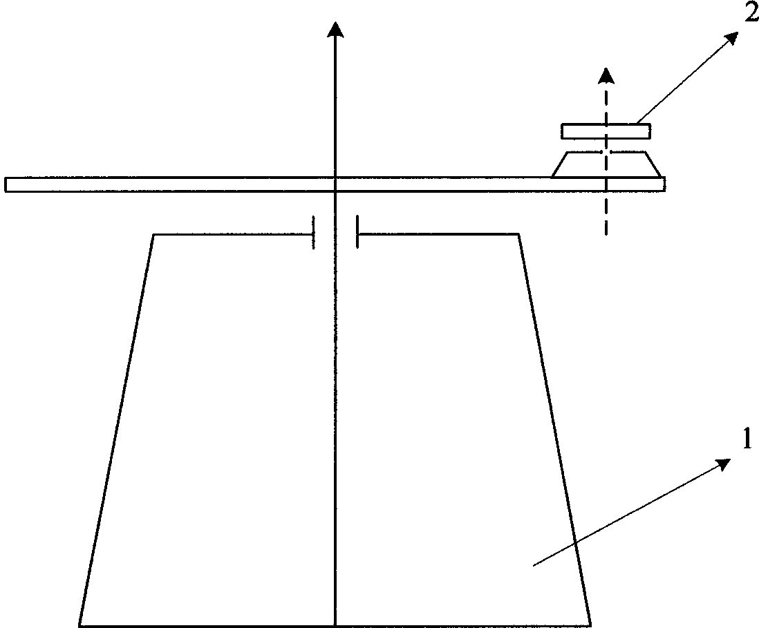 Linear vibration and overload combinatorial testing method and apparatus thereof