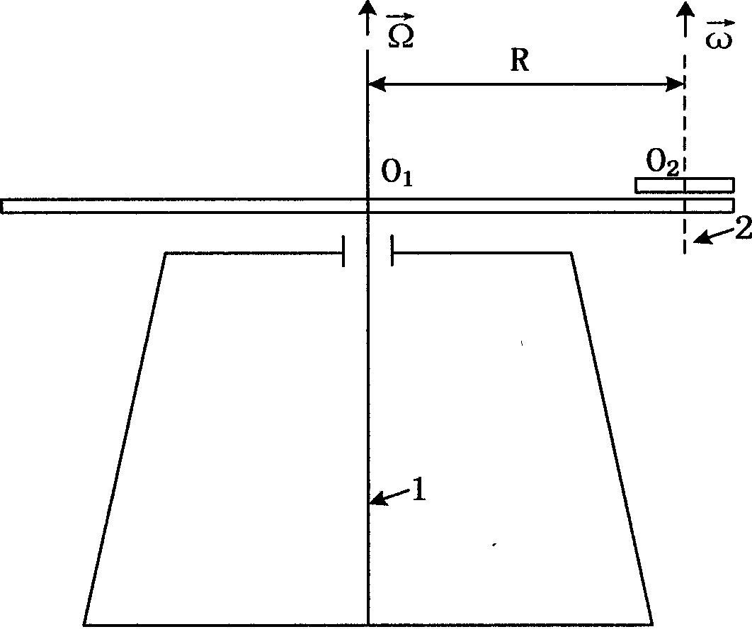 Linear vibration and overload combinatorial testing method and apparatus thereof