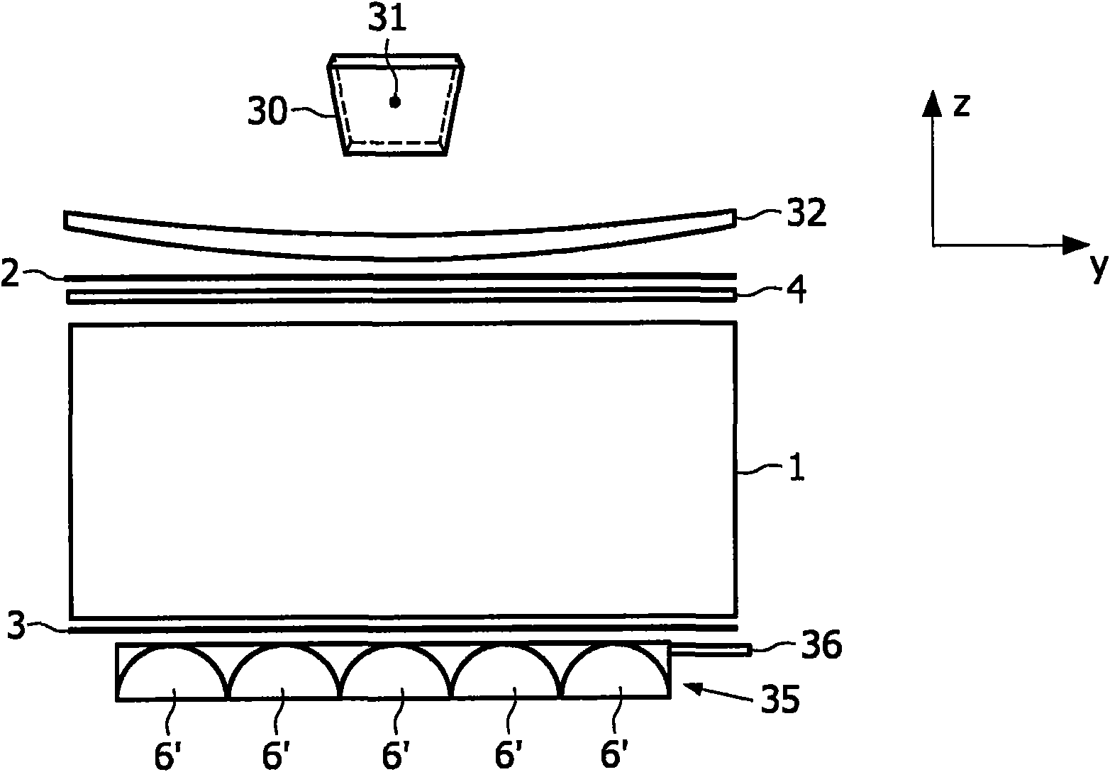 Method and device for generating a laser beam, a laser treatment device and a laser detection device