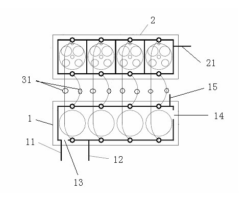 Engine cooling water jacket