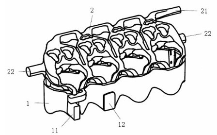 Engine cooling water jacket