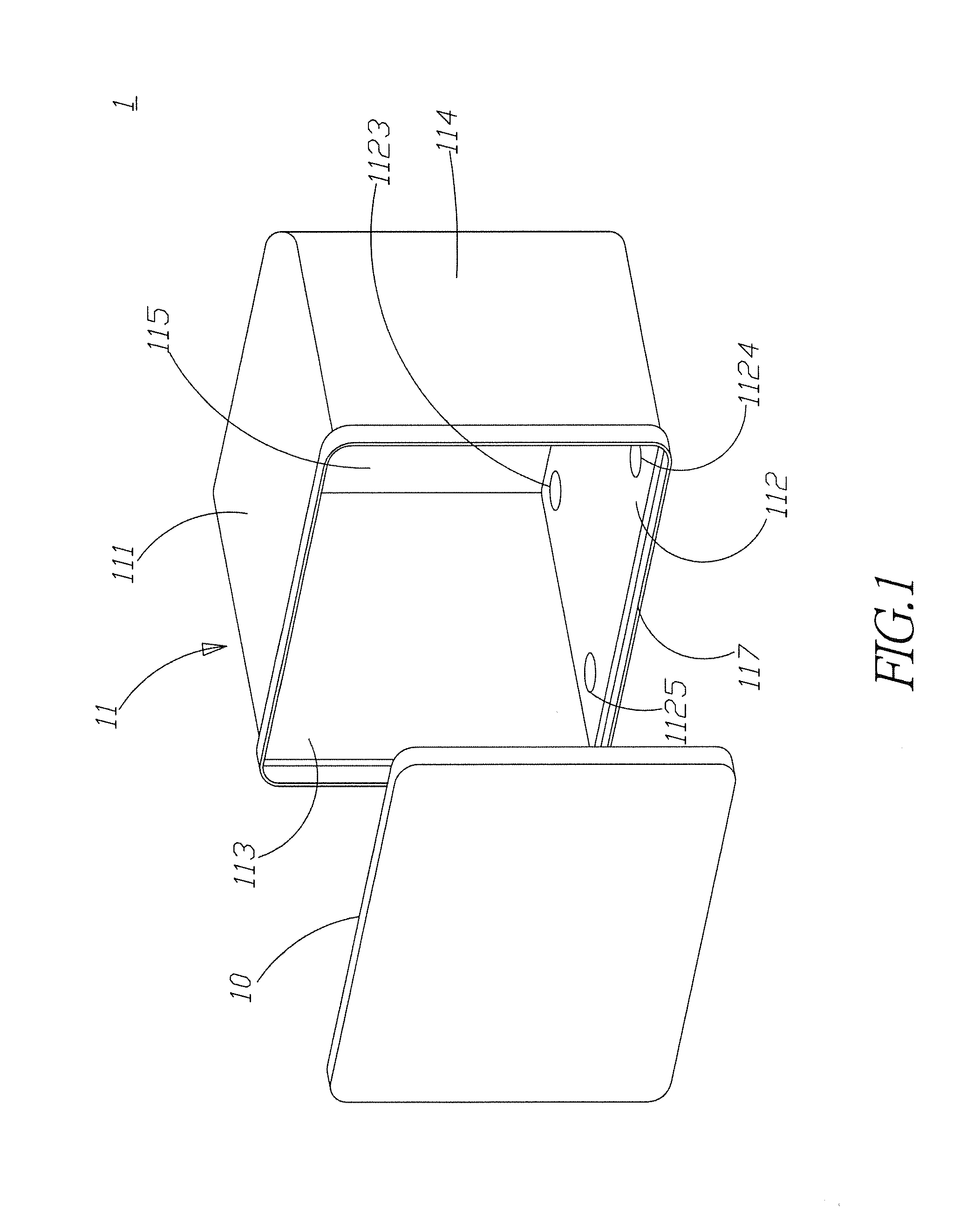 Front opening unified pod having inlet and outlet