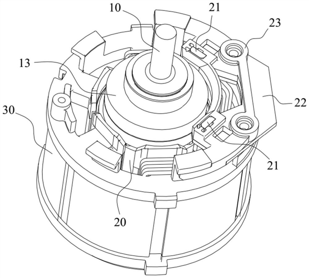 Rotating body position detection device