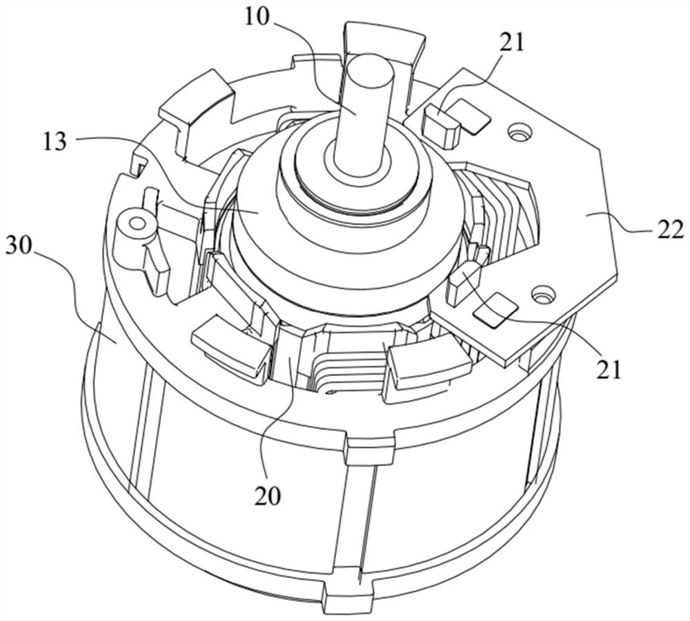 Rotating body position detection device