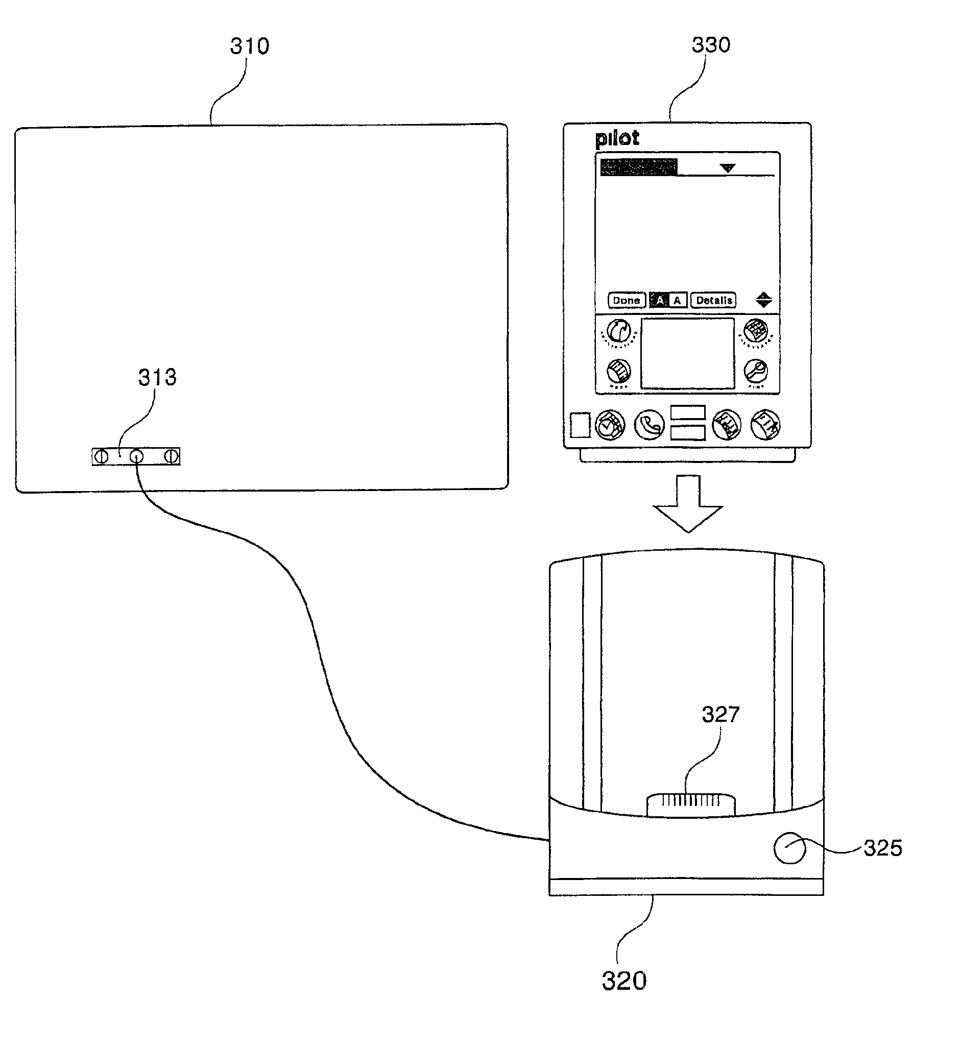 Method and apparatus for interacting with a portable computer system