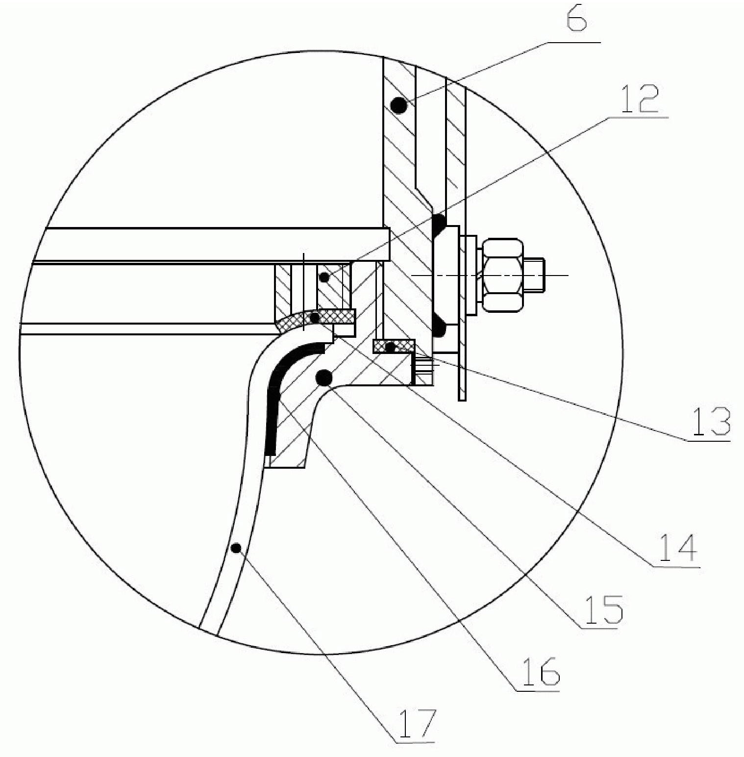 Explosion-proof dust-ignition-proof spherical camera