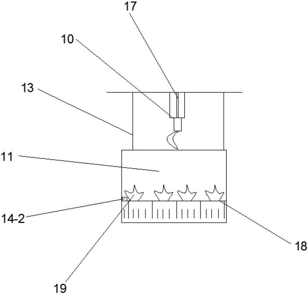 Device for treating polluted soil