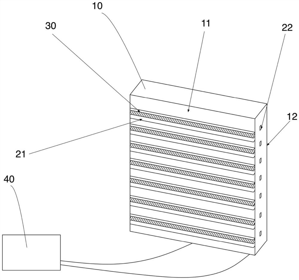 Device and method for adjusting working frequency band of frequency selective surface