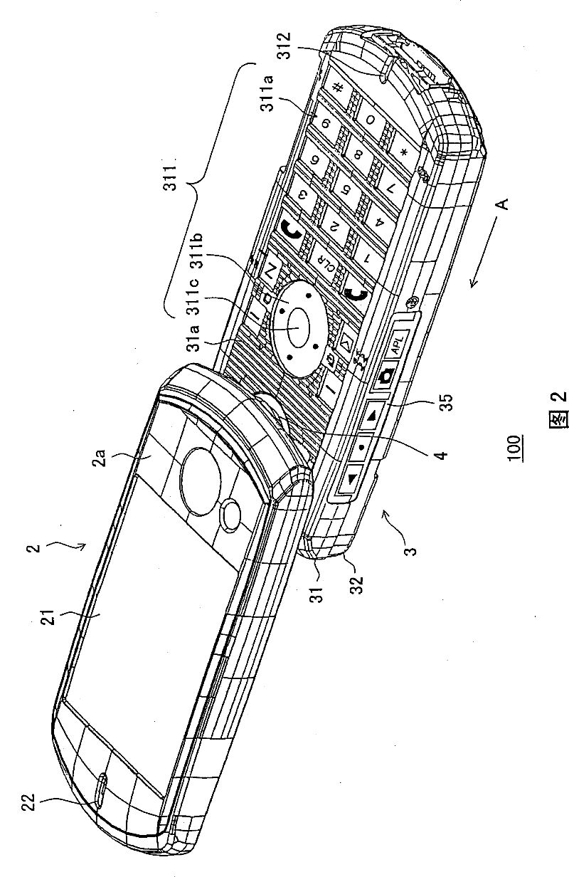 Mobile map display device, map display system and map display method