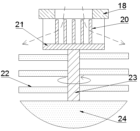 Lithium battery negative electrode smashing and demagnetizing device convenient to clean