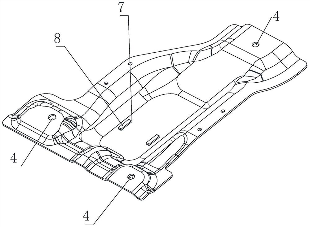 Pedal mounting bracket and automatic welding machine for welding pedal mounting bracket