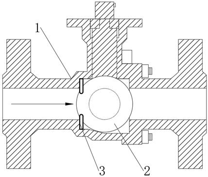 Self-connection type high-sealing-performance ball valve