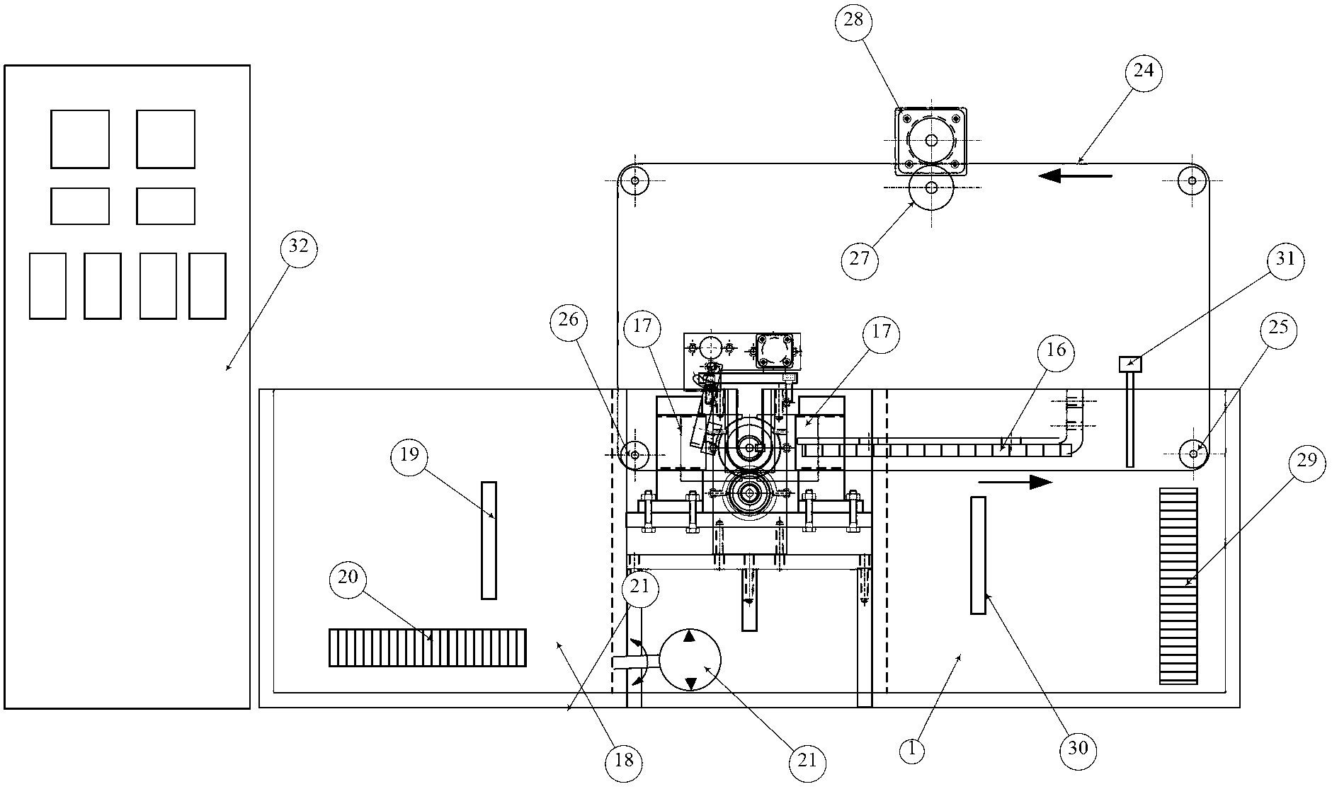 Experiment device for simulating damage failure of conducting roller by work conditions