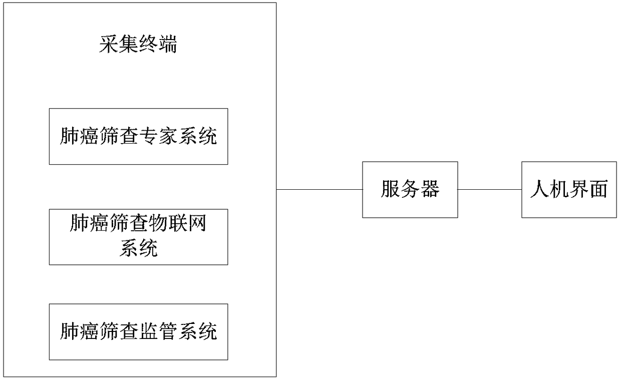 Big data based lung cancer screening system and method