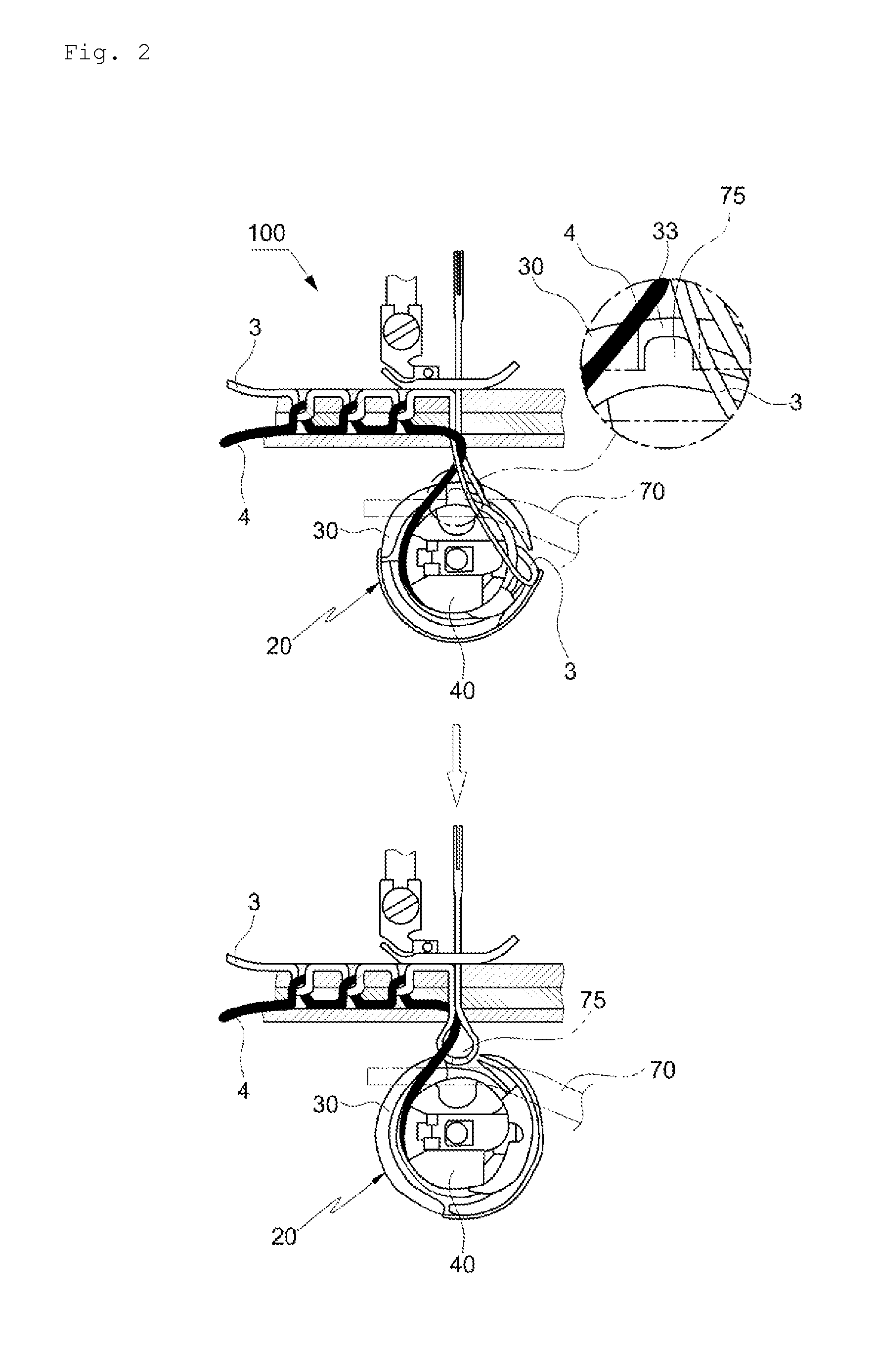 Lower thread supply device for sewing machine