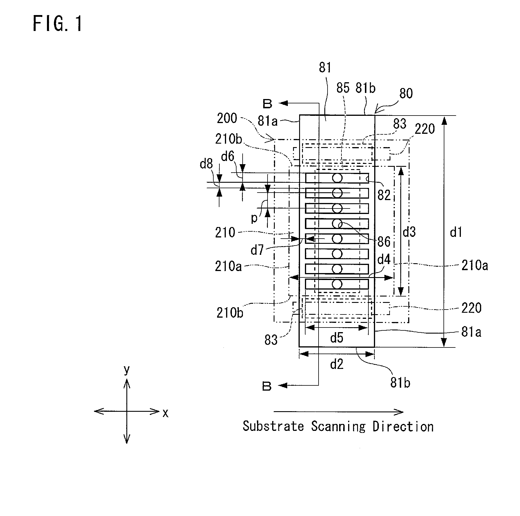 Substrate to which film is formed, method for production, and organic el display device