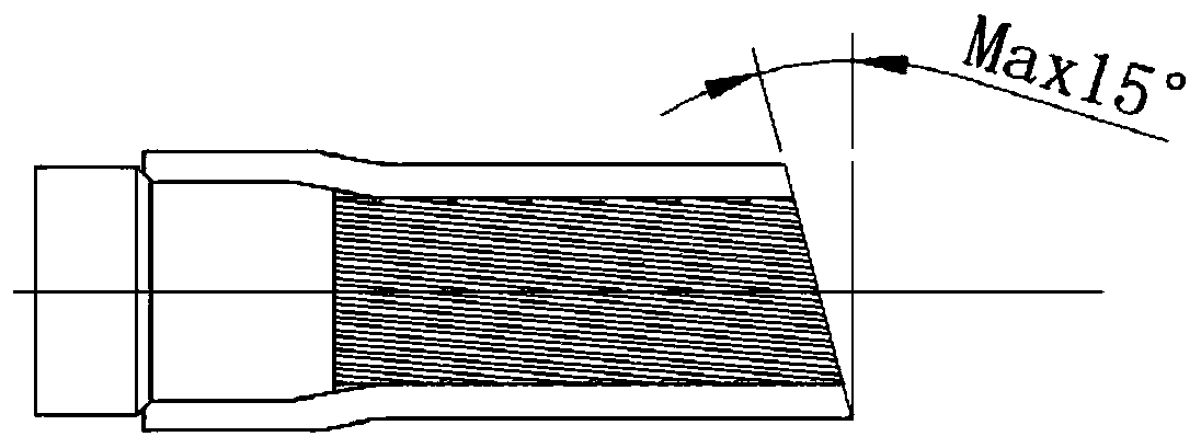 Electric energy transmission aluminum piece and machining process thereof