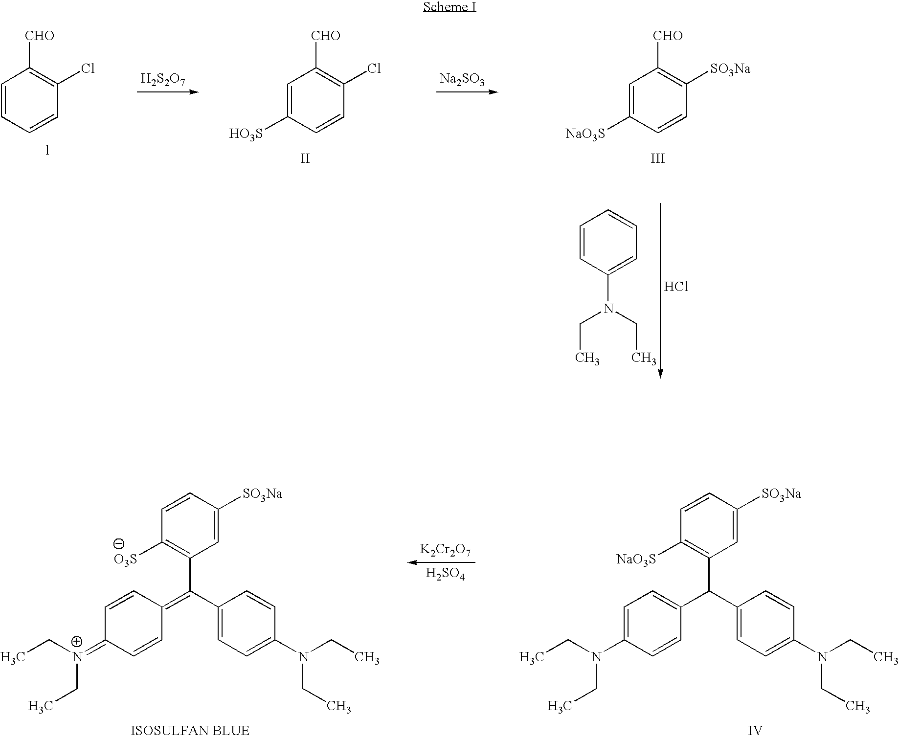 A process for the preparation of isosulphan blue