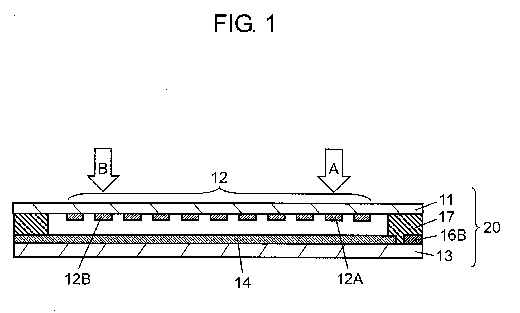 Touch panel and method of detecting press operation position thereon